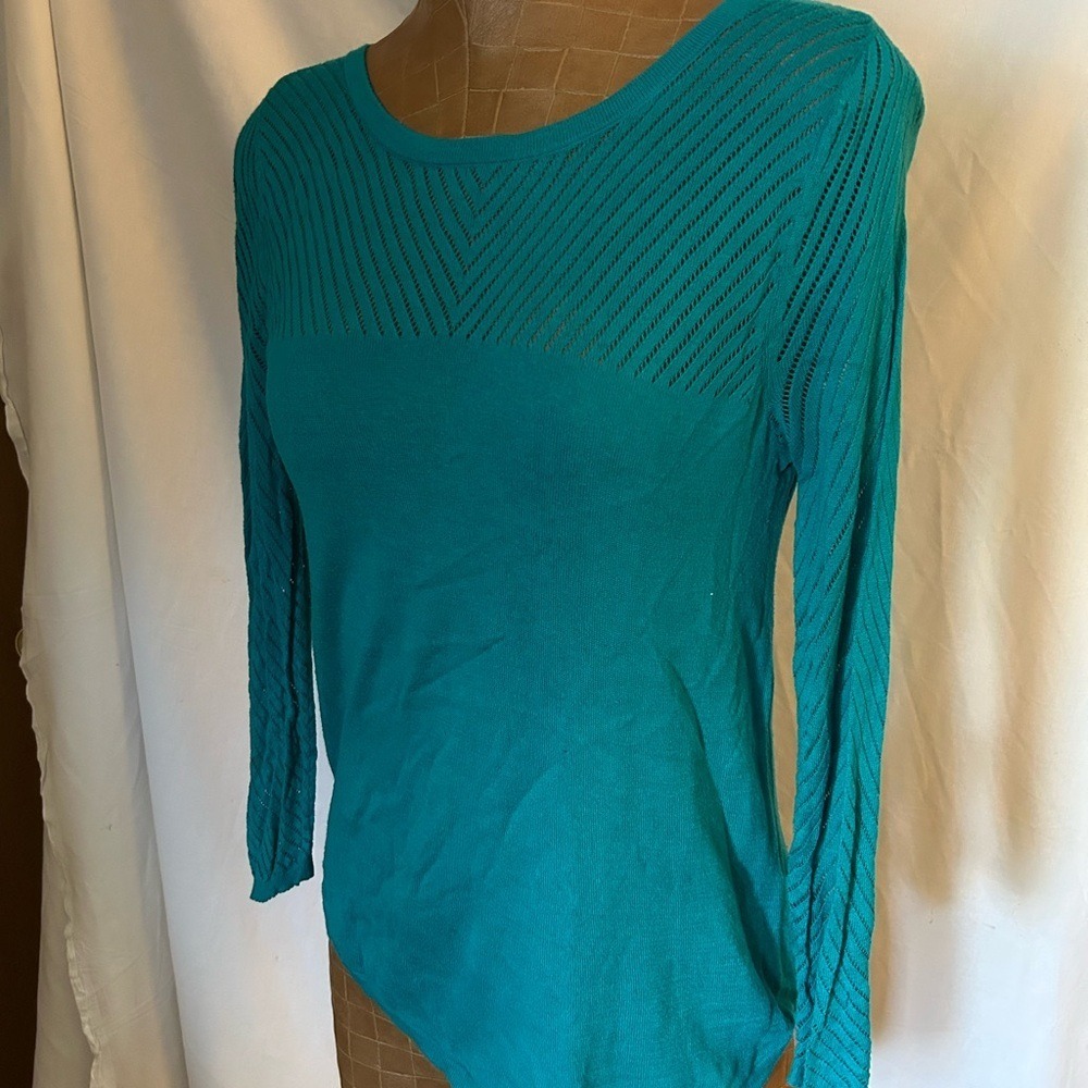 The Limited‎ Women's Small Ribbed Long Sleeve Blouse